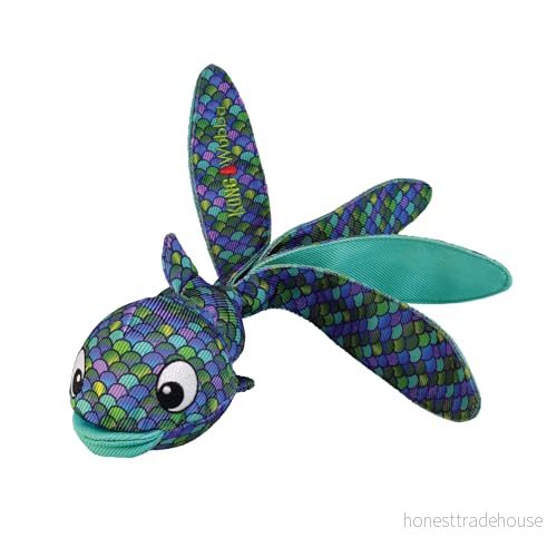 KONG Hundleksak Wubba Finz Blå Stor 37x9cm 35585801827