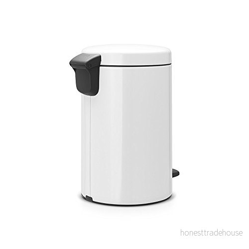 Brabantia Pedalhink NewIcon 12 liter mjukstängande plastinnerhink Vit 8710755111969