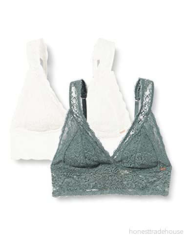 Dorina set med 2 spetsar, Lana dam (set 2), Grön, S 4894728152822