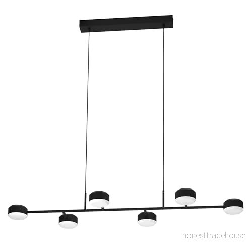 EGLO Clavellina LED Pendellampa - Svart - 6 lampor 9008606241095