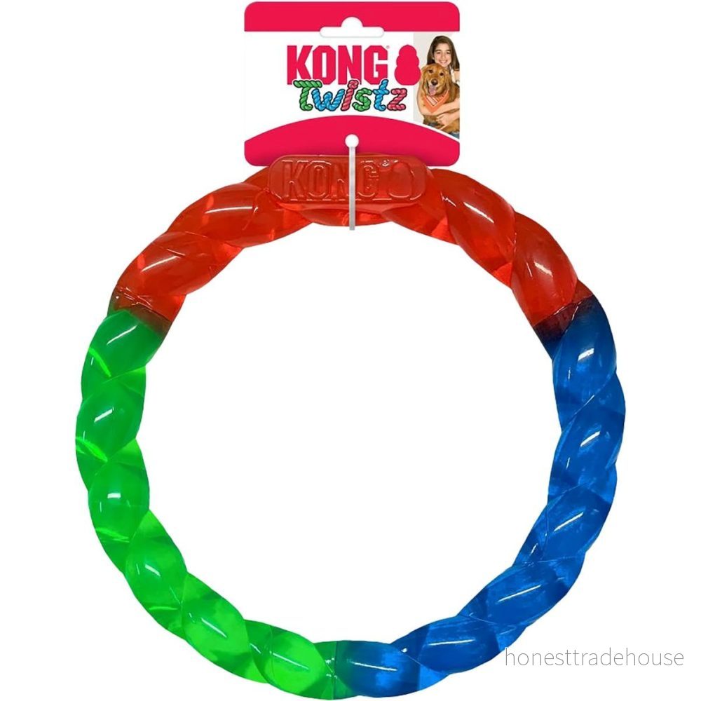KONG Twistz Ring Liten Hundleksak 17 cm 35585494074