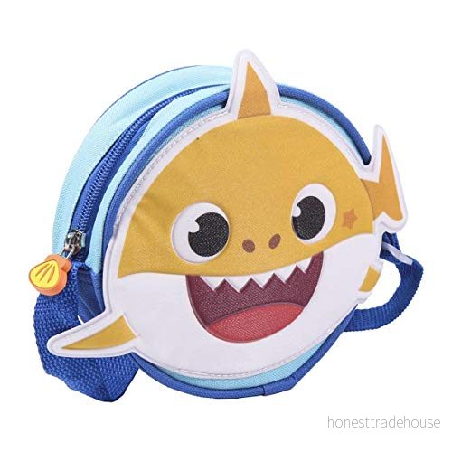 CERDÁ LIFE'S LITTLE MOMENTS 2100003333, Baby Shark 3D axelväska för barn med officiell Nickelodeon licens flickor, Blå, en storlek, Talla única 8427934512379