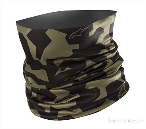 Alpinestars Camo Neck Tub, vinterhalsslang för män och kvinnor, halsvärmare, damaskmask, vindtät, nackvärmare motorcykel cykling löpning skidåkning, en storlek 8033637210735