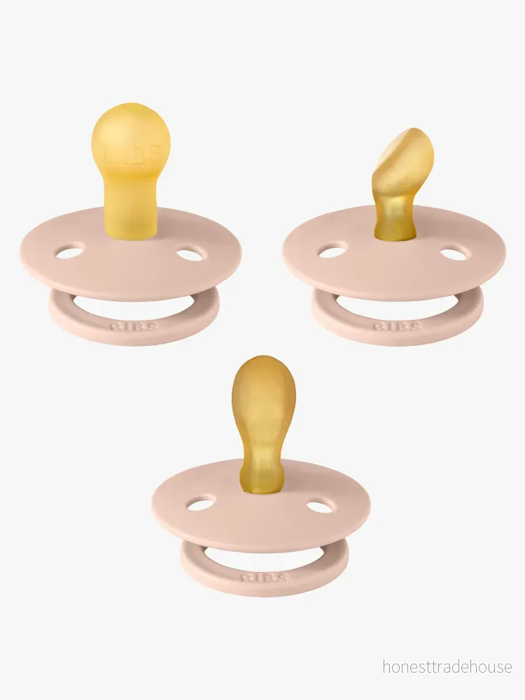 BIBS Try it Colour Napp 3 pack Latex Stl 1, Blush 5713795249275