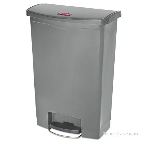 Gummimaid kommersiella produkter FG9W1500LGRAY smal jim avfall konfidentiell kombo 87 liter, grå 86876166132