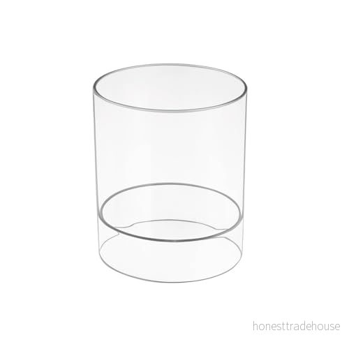 iDesign Clarity förvaringslåda för hårtillbehör, badrumsförvaring av plast med två fack, genomskinlig 81492699309
