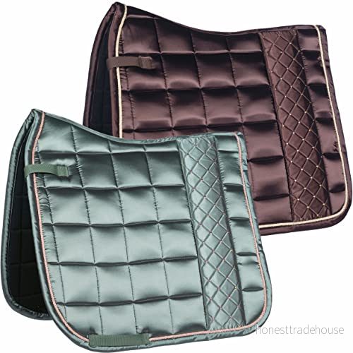 HKM Basil Sadelunderlägg Mörkbrun Ponnydressyr 4057052619168