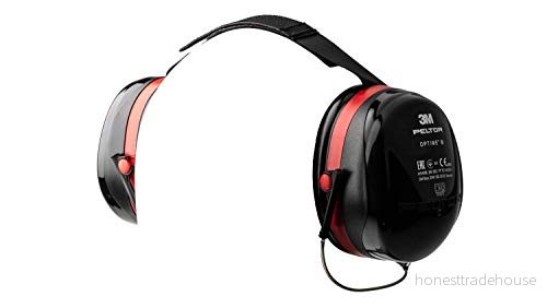 3M Peltor Optime III H540B 412 SV Öronmuffar SNR: 35 dB polyuretanskum, ABS plast, polyvinylklorid, rostfritt stål svart, röd 4046719410712