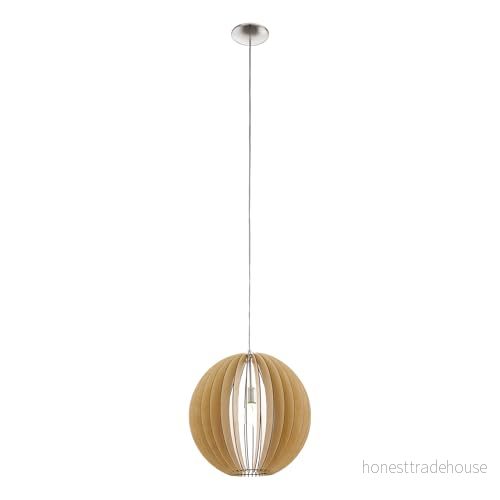 EGLO COSSANO pendlande belysning matt nickel/lönn 9002759947651