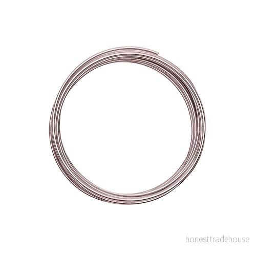Vaessen Creative Aluminiumtråd 2 mm 5 m dimmig rosa, 8716052135974