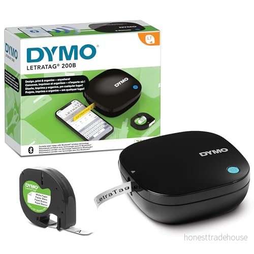 DYMO LetraTag 200B Bluetooth Etikettskrivare - 1 etikettejp ingår 3026981728556