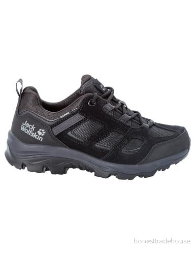 Jack Wolfskin VOJO 3 Texapore LOW W Hikingskor, Storlek: 38, Black Skinn 4064993476750
