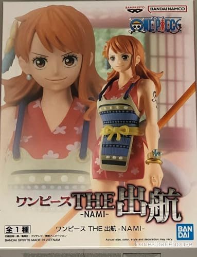 Banpresto BP88604P Nami actionfigur, One Piece, Shukko, 16 cm, flerfärgad 4983164886047