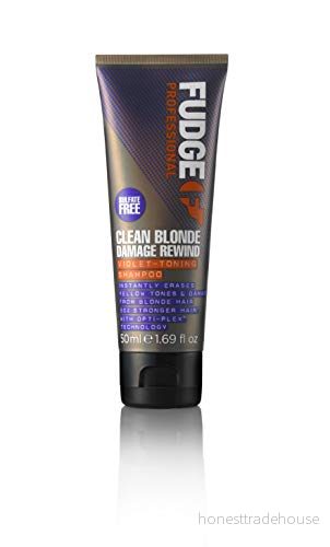 Fudge Clean Blonde Damage Rewind Violet Toning Shampoo 50 ml 5060420335750
