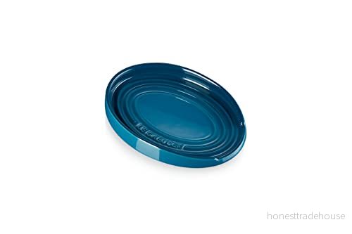 Le Creuset Spoon Holder Oval Deep Teal 15 cm 843251156863