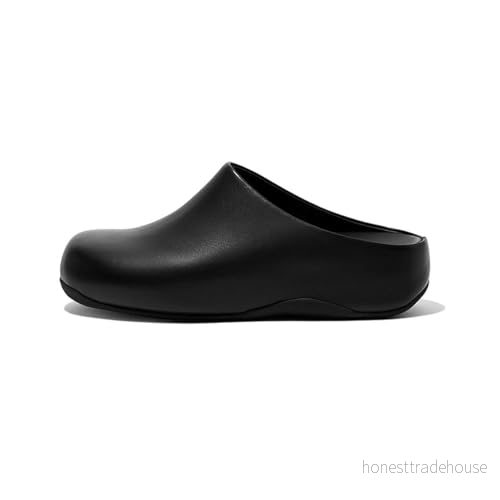 Fitflop Dam Shuv läder medicinsk professionell sko, Svart, 39 EU 883945268977