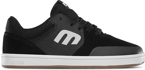 Etnies KIDS Marana Unisex Sneakers för barn, Storlek: 34.5, Black Skinn/syntet 889262466843