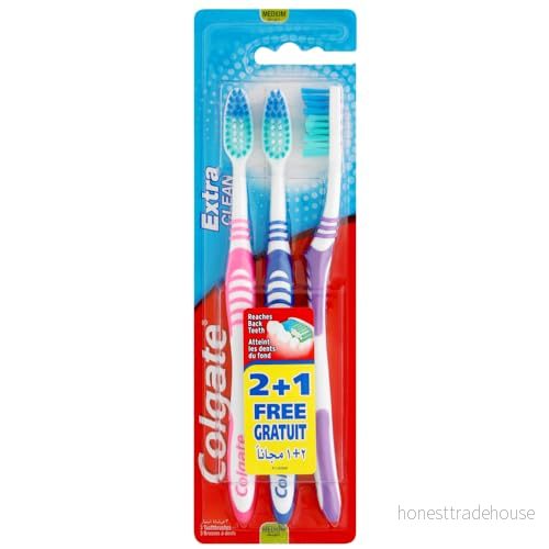 COLGATE 6001067024446 Tandborstar, Flerfärgad, 3 st 6001067024446