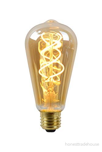 LUCIDE Twilight Sensor Glödtrådslampa, 4 W, Guld 5411212491275