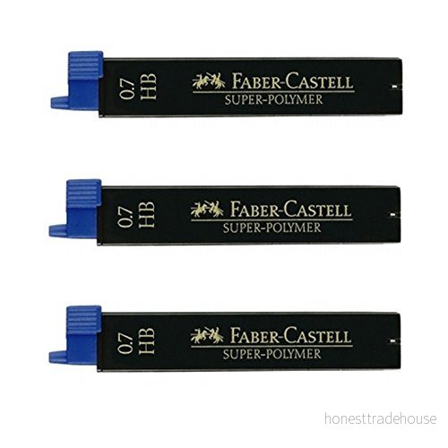 Faber Castell 0,7 mm HB Super polymer fineline ledningar (3 paket med 12) 4005401207009