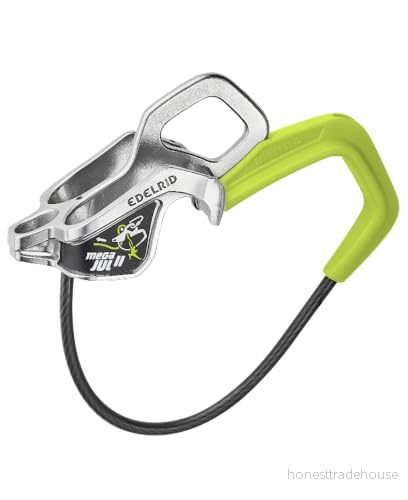 EDELRID Unisex Vuxen Mega Jul II säkring, Slate, en storlek 4028545177557