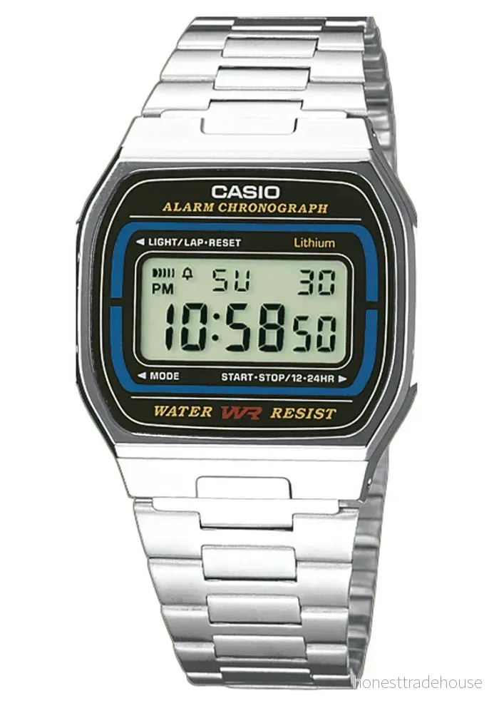 Casio Digitalklocka silvercoloured, Storlek: One Size, Silver coloured 4971850437321