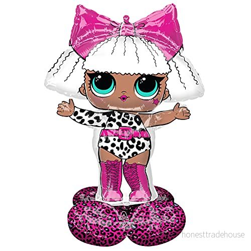 amscan 4302511 Airloonz: Lol docka Glam Diva folieballong P70 (88 cm x 119 cm) 26635430258