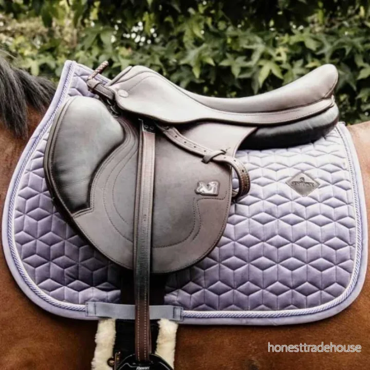 Kentucky Horsewear Sammet skråpa, storlek: SR, färg: lila 5407007537655