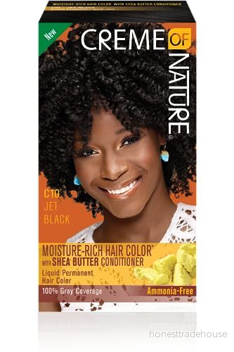 Creme of Nature Liquid Hair Color #10 Jet Black by 75724640108