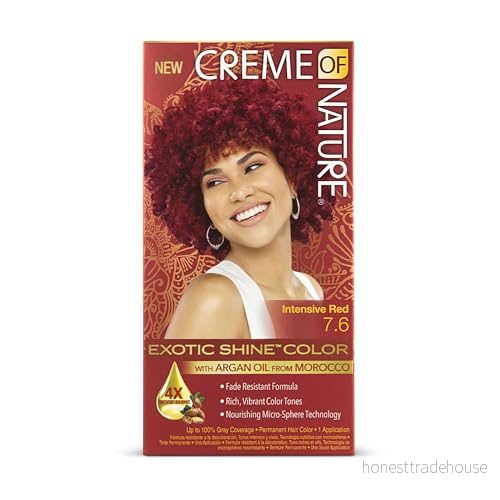 Creme Of Nature Hair Color Hårfärg Exotic Shine Intensive Red 7,6 75724232761