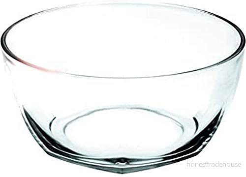 IBILI 480321 Salladsskål, glas, transparent, 21 x 10 cm 8411922085402