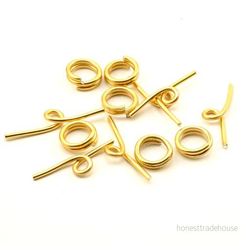 Vaessen Creative Alu Deco växellås x 6 ljus guld, 8716052181674