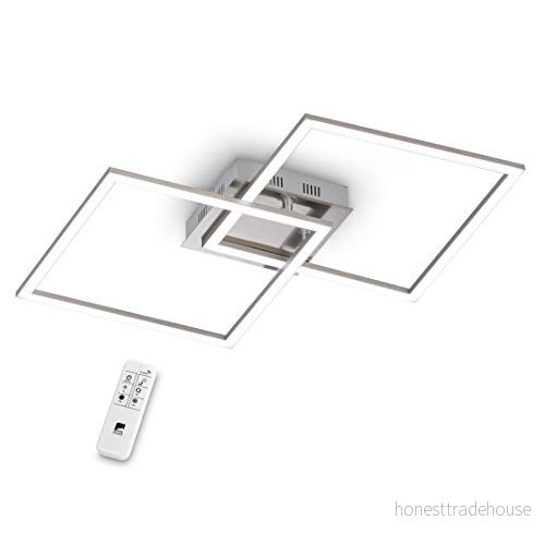 EGLO PALMAVES 1 wall/ceiling lamp with remote control brushed steel 9002759755386