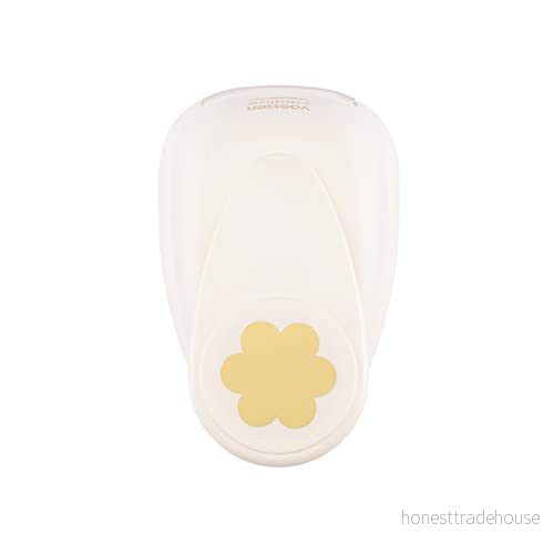 Vaessen Creative 21437 006 motivstansare stor blomma, jumbo stansare motivhålslagare utskärning 50 x 45,6 mm, metall, lila, 4,6 5 cm 8716052102143