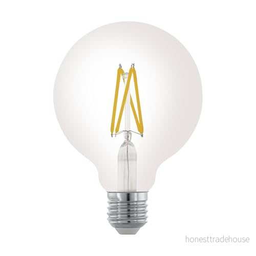 EGLO LED glödlampa G95 Globe 7.5W/827 806 lumen clear dimmable E27 9008606227617