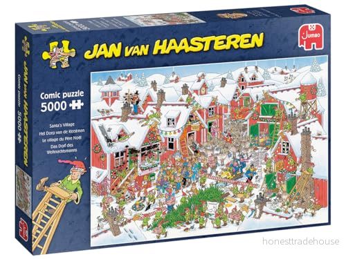 Jumbo Diset Jan van Haasteren Jultomtens by 5000 stycken 8710126200766
