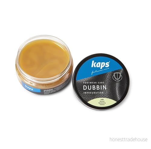 Kvalitetssko Dubbin Wax, näring och vattentätning för läder, Kaps Dubbin, 3 färger (Neutral Transparent, 100ml) 5908226946001