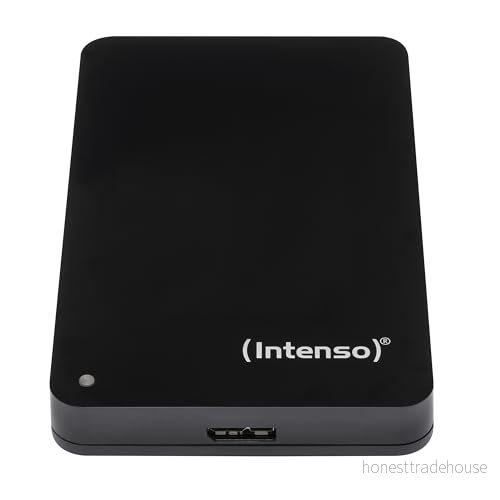 Intenso Memory Case Portable Hard Drive 5TB, bärbar extern hårddisk 5 400 varv/min, 8 MB Cache, USB 3.0 svart 4034303030491