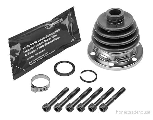 MEYLE 100 498 0045 Soufflet de Cardan du côté boîte vitesses, Essieu arrière Caoutchouc ORIGINAL Quality VOLKSWAGEN: TRANSPORTER 3 Kasten 4040074032503