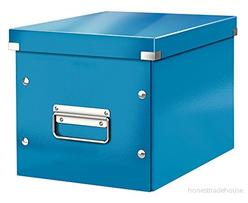 Leitz WOW Click and Store Förvaringsbox, medium, blå, 61090036 4002432117239