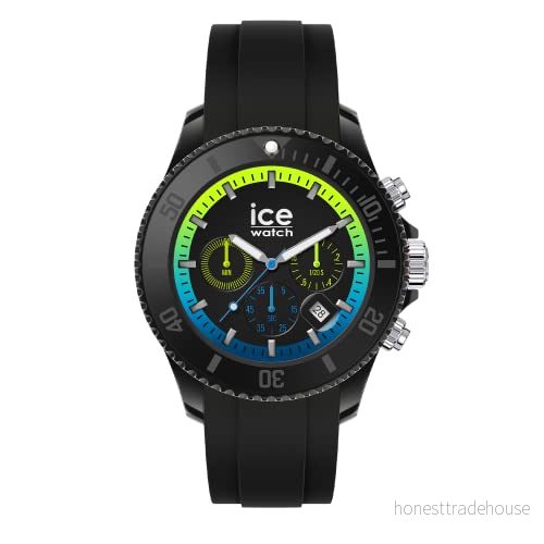 [Ice watch] 020616 ice chrono regular resellers watch men s black lime 4895173310027