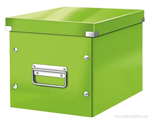 Leitz WOW Click and Store Förvaringsbox, medium, grön, 61090054 4002432123964