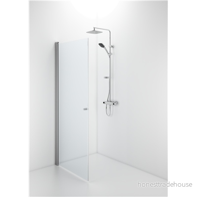 Ifö Space Duschdörr Rak 90 Aluminium/Klarglas 7391515430608 Ifö Space Duschdörr Rak 90 Aluminium/Klarglas 7391515430608