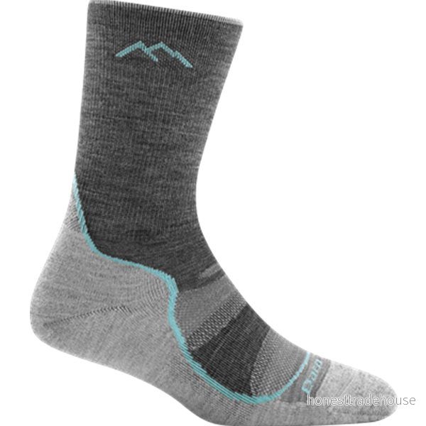 Darn Tough Light Hiker Micro Crew Lightweight Skiffergrå Strumpor 642249167788