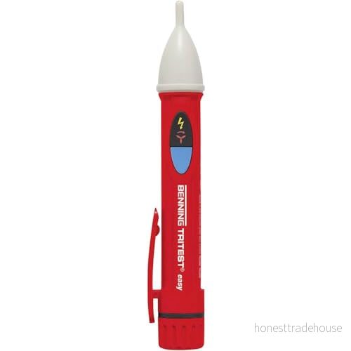 Benning TRITEST easy kontaktfri fastestare (testtyp 1 polig, fastest av uttag och kopplingsdosor, spänningsområde 200 V 1000 AC) 20051, grön 4014651200517
