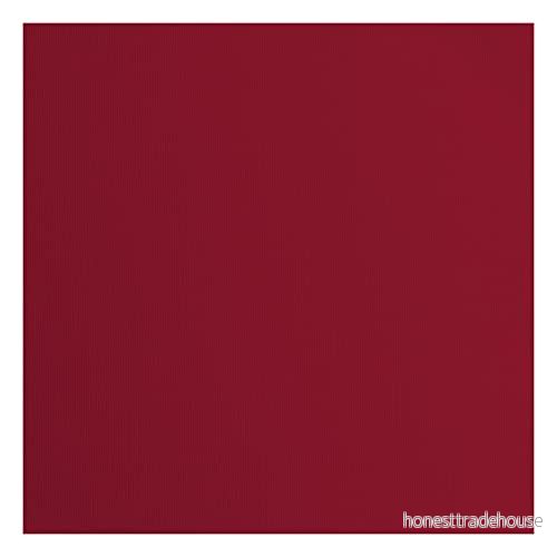 Vaessen Creative Florence cardstock papper, röd, 216 gram/m², kvadratisk, 30,5 x cm, 20 stycken, konsistens, för scrapbooking, korttillverkning, stansning och andra papperslådor 8716052200320