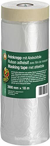 Duck® finkräpp med täckfolie 2600 mm x 18 m 4053269003660