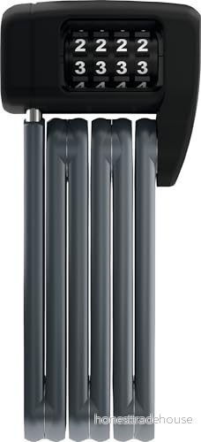 ABUS Lite kant 6055C SH Bokhänglås med konsol och numerisk kod Kombinationslås, Ultralätt stål Special säkerhetsnivå 7 4003318621109