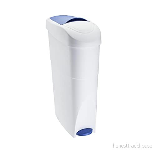 Jantex Sanitär papperskorg 18 l soptunna papper skräp 365 x 190 580 mm 5050984193958