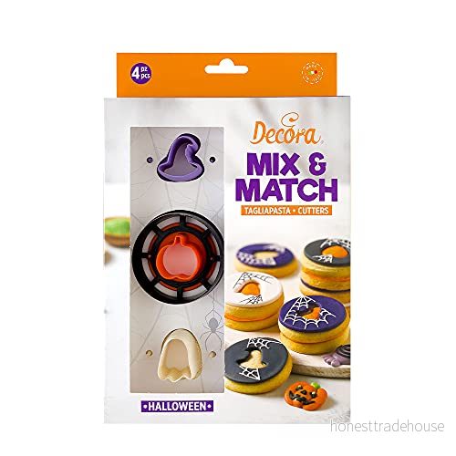 DECORA 0255043 SET 4 PZ HALLOWEEN BUE ÖGGTÄCK 8024622014322